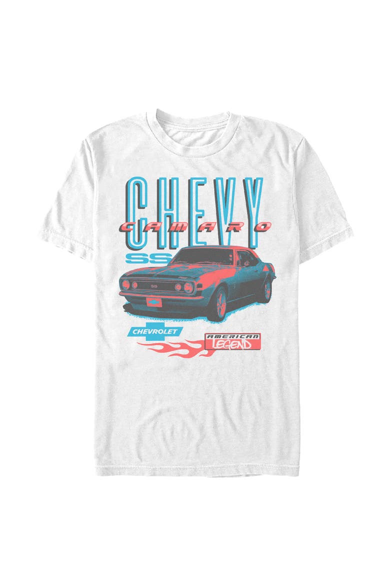 Men's General Motors Chevy Camaro  Graphic T-Shirt, Alternate, color, White