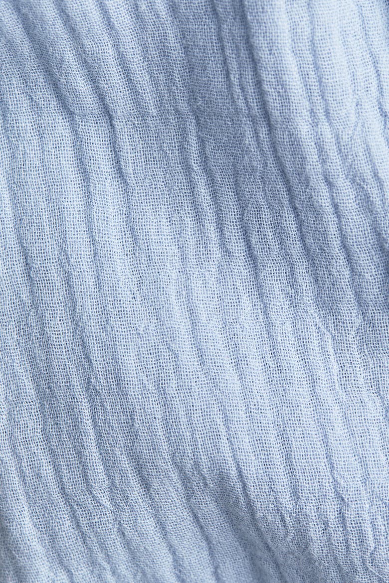 Cotton Muslin Romper Suit, Alternate, color, Light blue