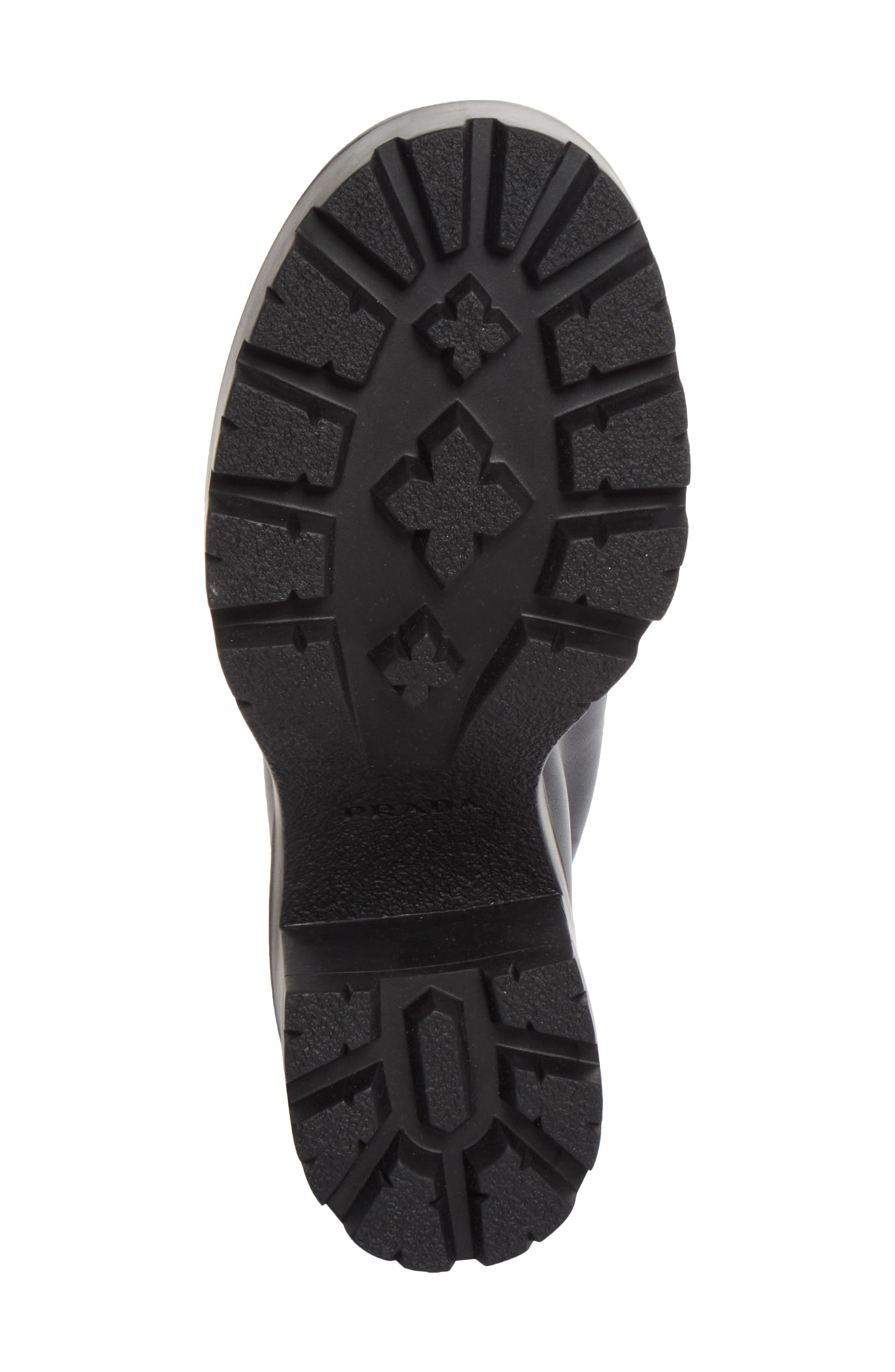 Lug Sole Zip Bootie, Alternate, color, NERO