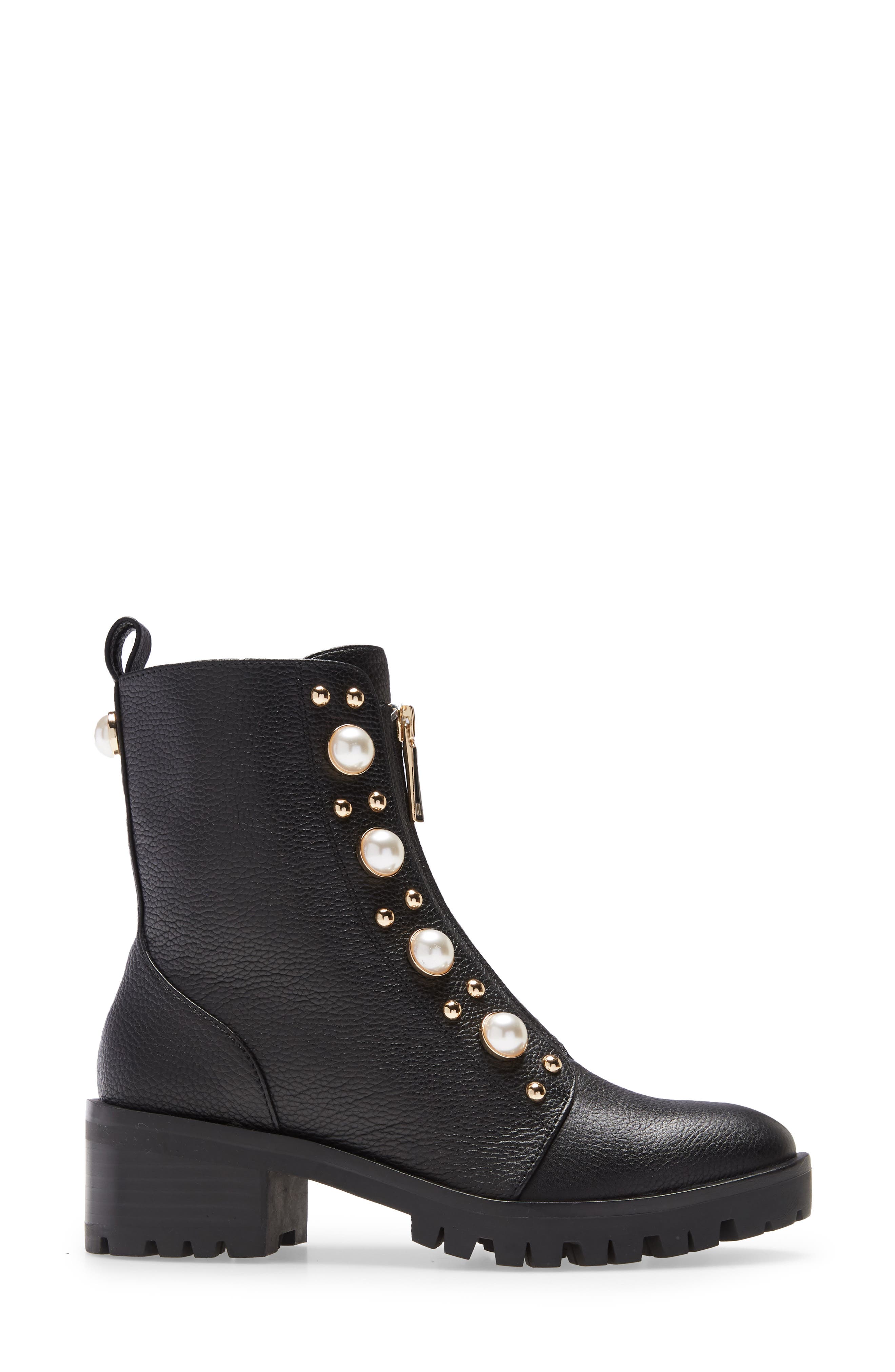 KARL LAGERFELD PARIS Payzlee Lug Sole Boot, Alternate, color, 