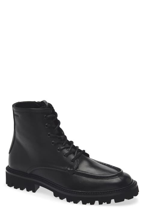 Julio Lugged Moc Toe Leather Boot (Men) (Exclusive Retailer)