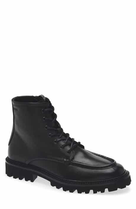 BOSS Julio Lugged Moc Toe Leather Boot