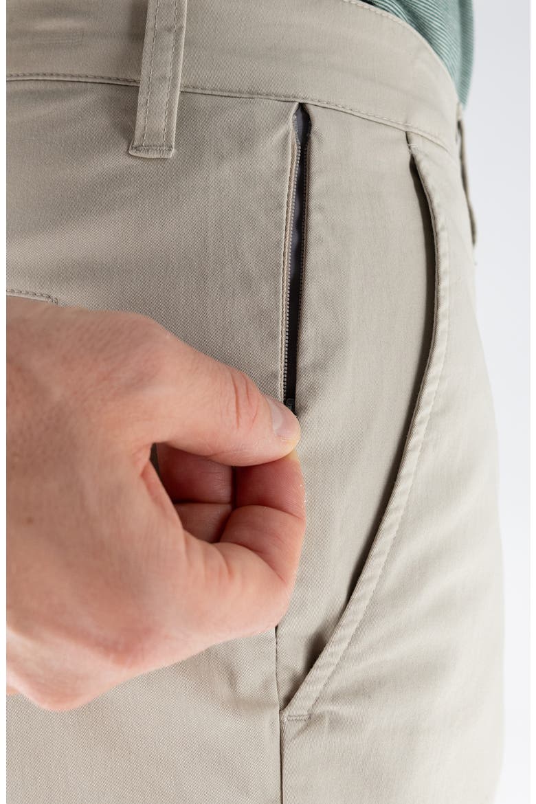 Maneuver Slim Straight Leg Performance Twill Pants, Alternate, color, STONE