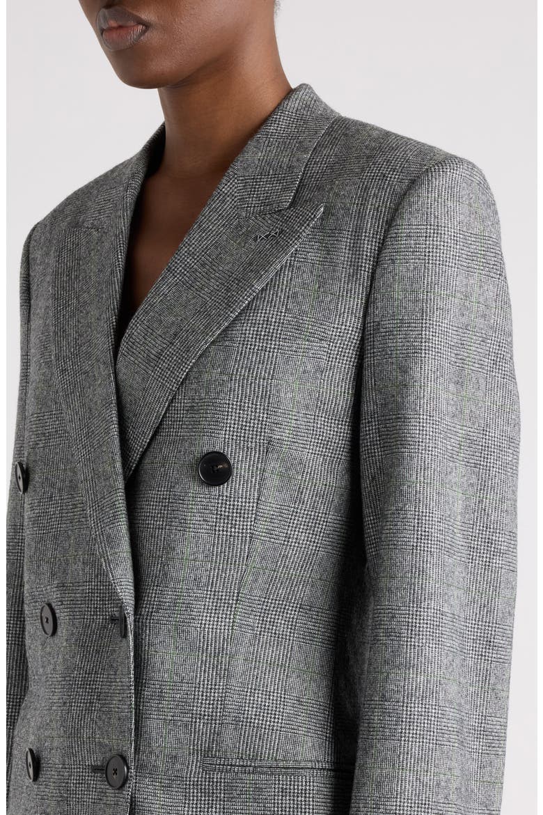 Double Breasted Wool Jacket, Alternate, color, GREY MIX