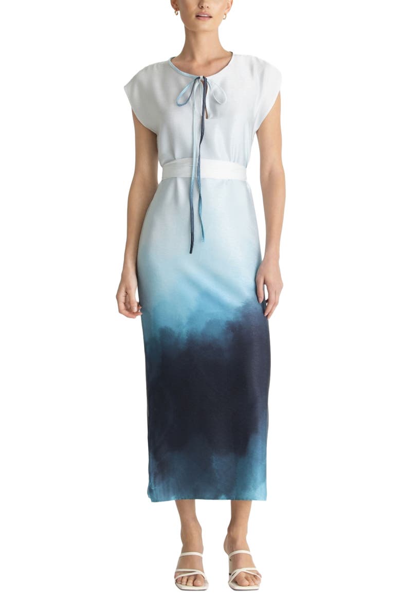 DIARRABLU Fany Dress, Alternate, color, Skye Blu