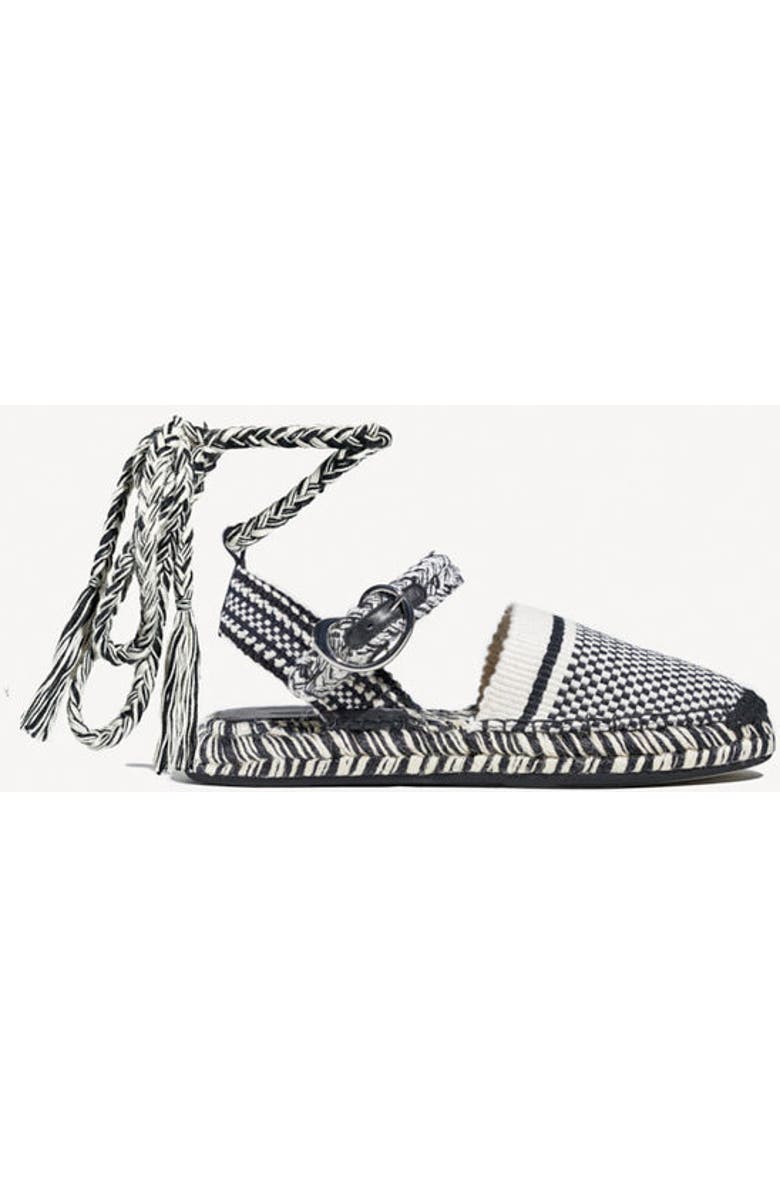 Amambaih Amparo new Espadrilles, Main, color, Ivory-Black