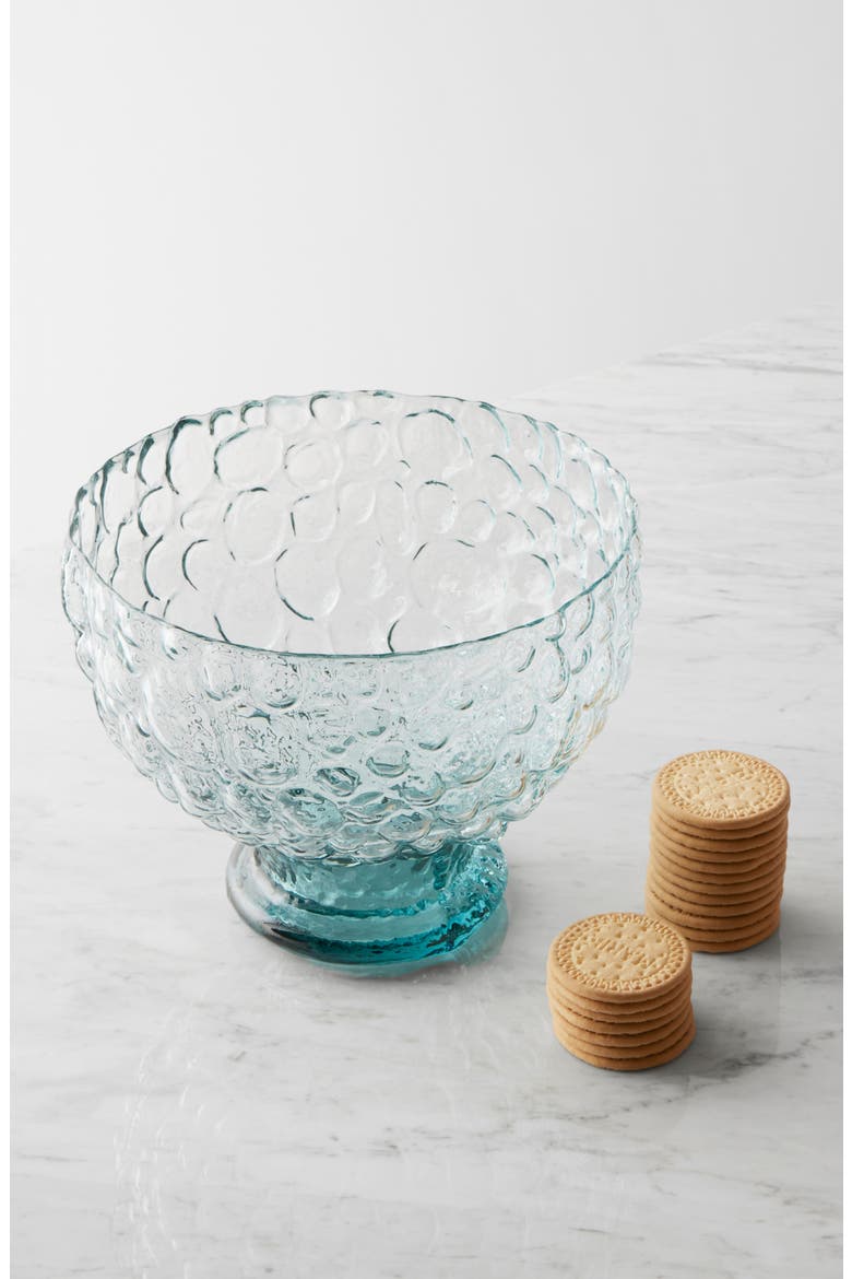 Moss Circular Glass Bowl, Alternate, color, BLUE