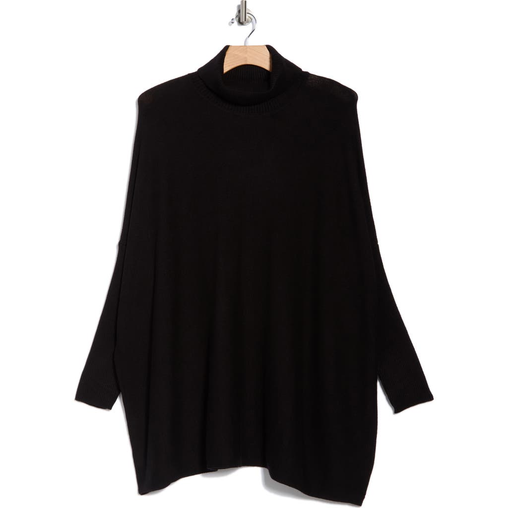 Joseph A Oversize Turtleneck Sweater In Black
