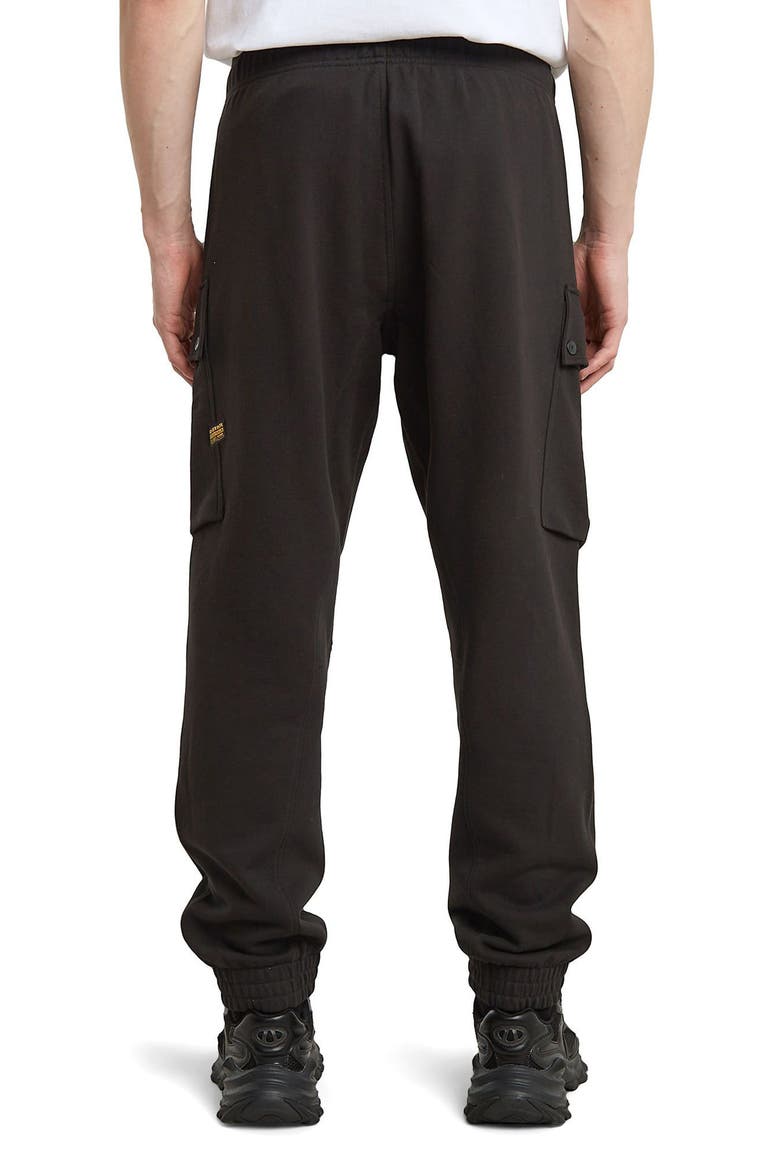 Rovic Zip 3D Loose Cargo Joggers, Alternate, color, DARK BLACK