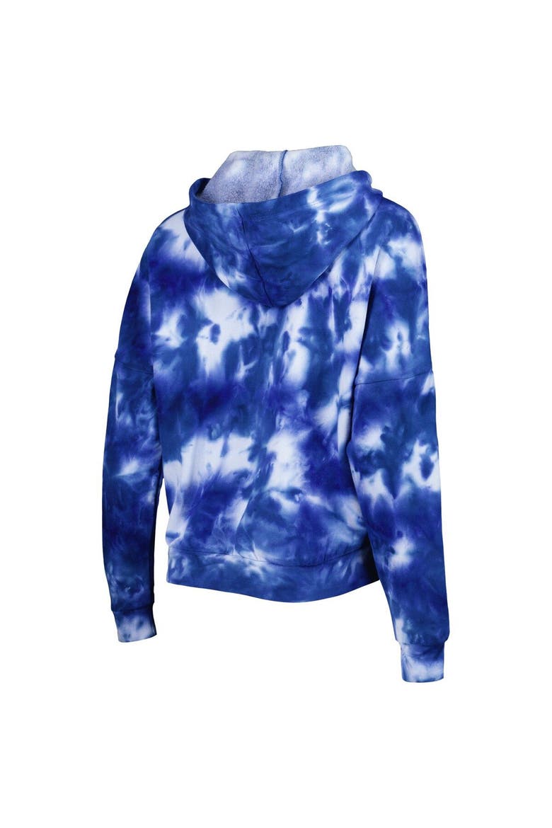 Women's New Era Royal Seattle Seahawks Cloud Dye Fleece Pullover Hoodie, Alternate, color, Royal