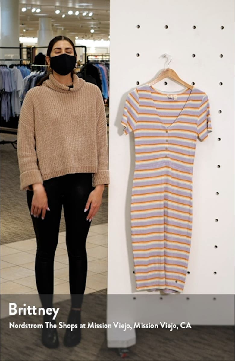Bring It On Stripe Rib Dress, sales video thumbnail