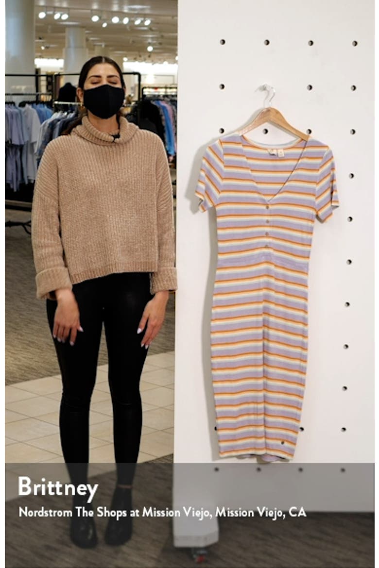 Bring It On Stripe Rib Dress video