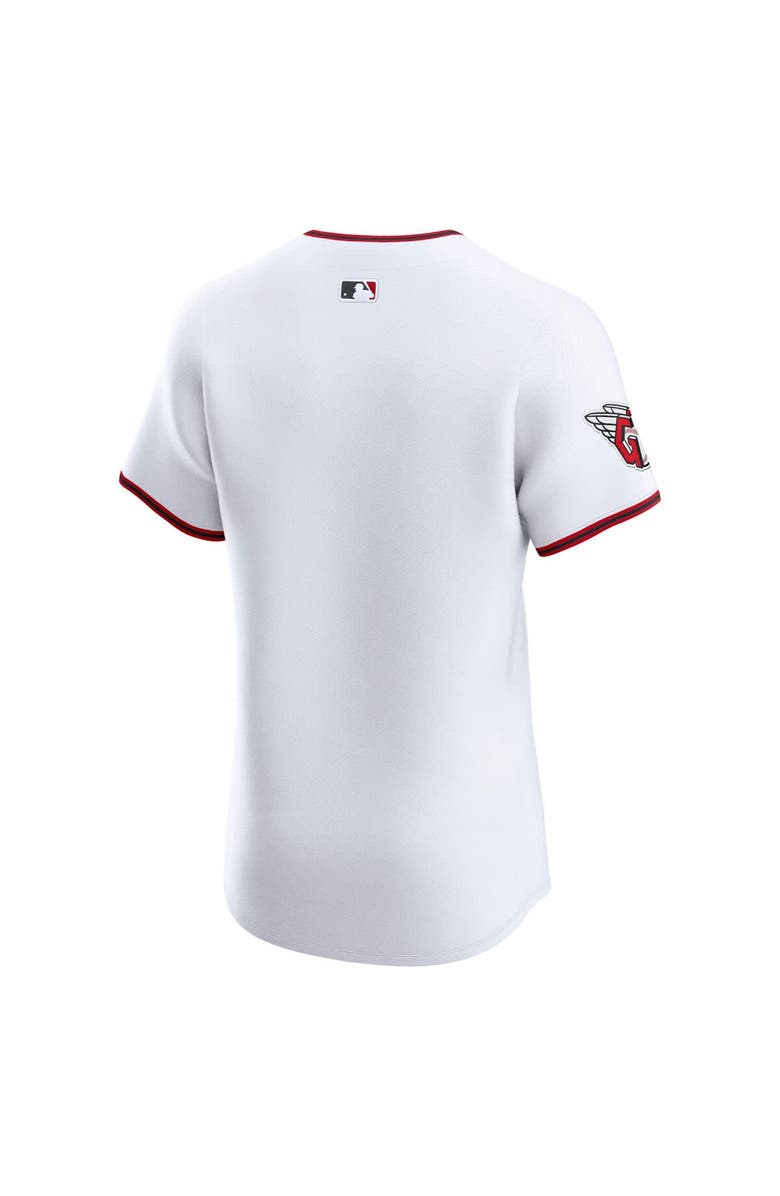 Nike Men's Nike White Cleveland Guardians Home Elite Jersey, Alternate, color, White