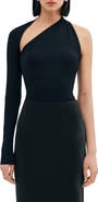 Two Lines by Marcella Milan One-Shoulder Jersey Top