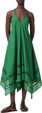 AllSaints Lil Handkerchief Hem Cotton Dress
