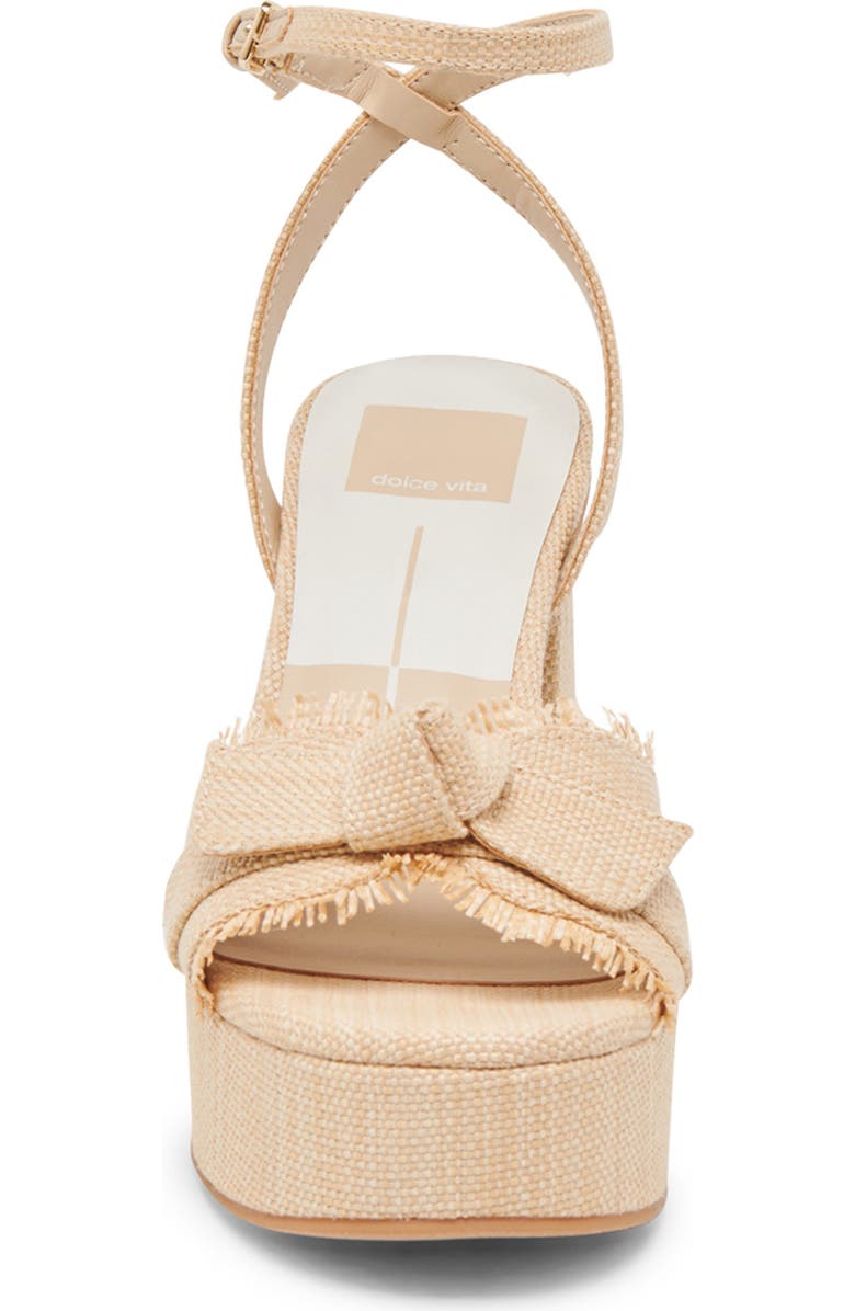 Dolce Vita Blithe Platform Sandal, Alternate, color, Natural Raffia