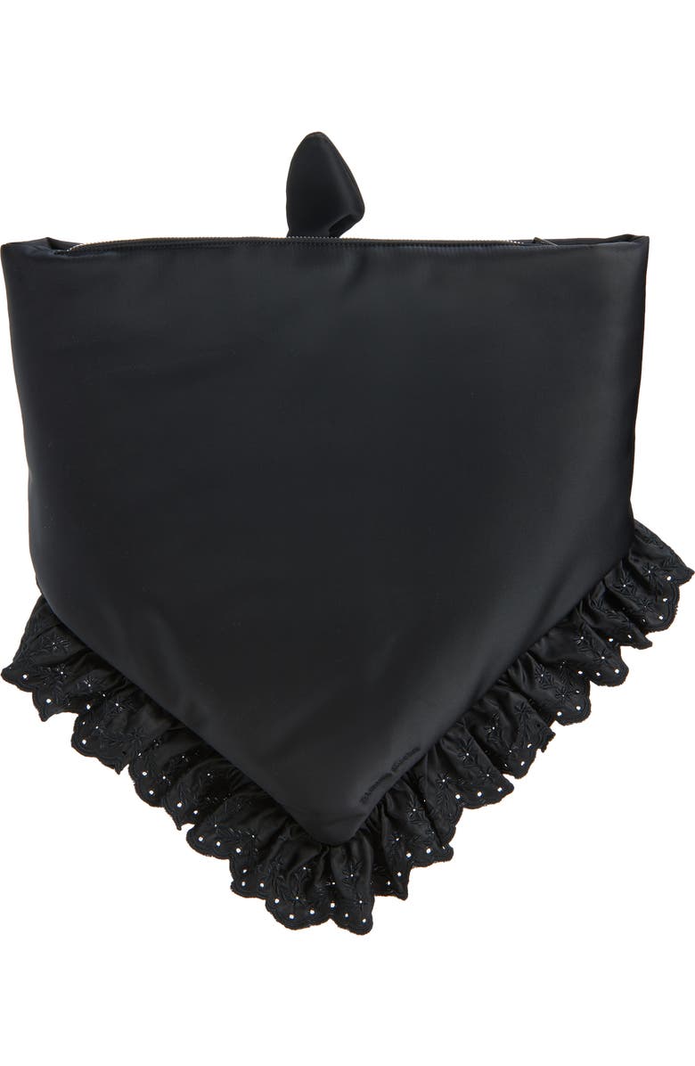 Simone Rocha Pillowcase Satchel, Alternate, color, Black
