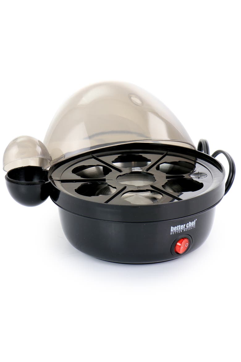 Countertop Electric Egg Cooker, Alternate, color, Black