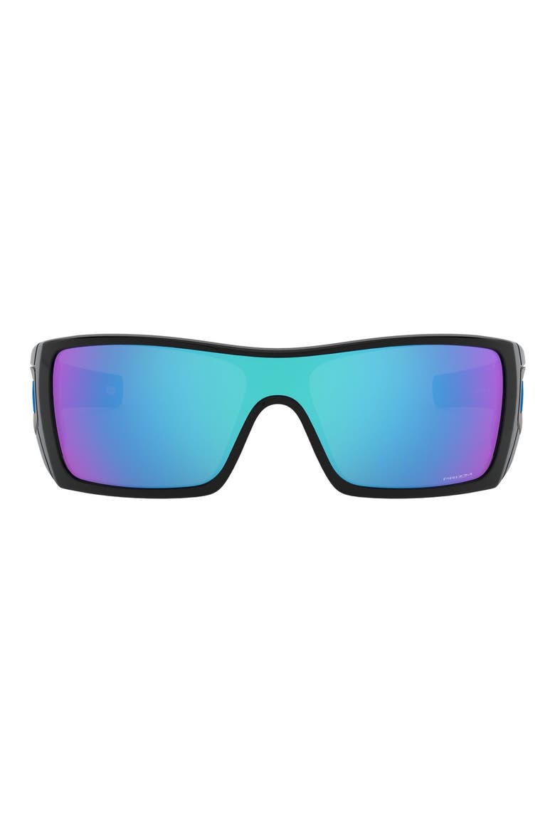 Batwolf 127mm Shield Sunglasses, Main, color, BLACK