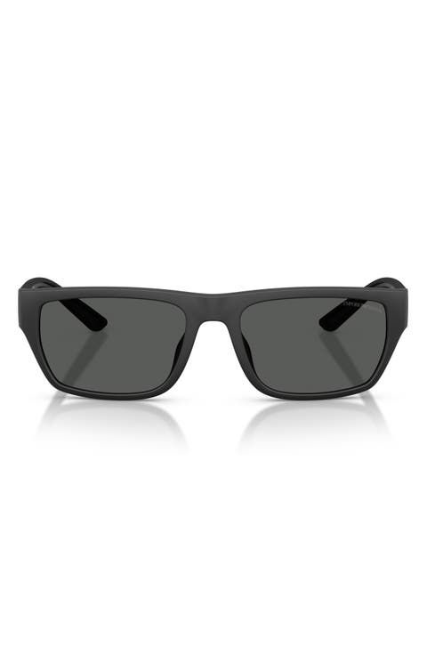 57mm Rectangle Sunglasses