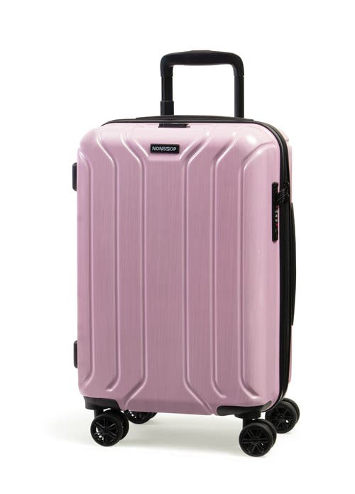 Nonstop New York Elite 3-piece Expandable Spinner Luggage Set And 3-piece Packing Cube Set In Blush Pink