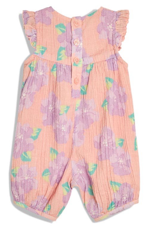 Jojo Maman Bébé Jojo Maman Bebe Tropical Floral Cotton Romper & Headband Set