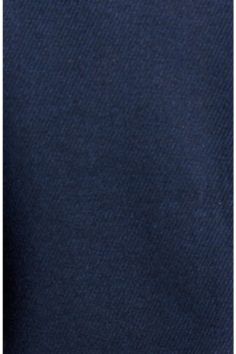 Hines Trim Fit Linen Blend Blazer, Alternate, color, NAVY
