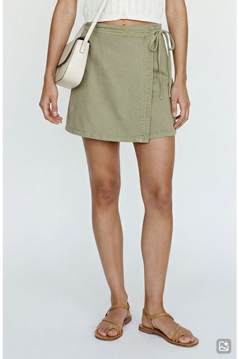 Liza Denim Wrap Miniskirt (Women) | Nordstrom