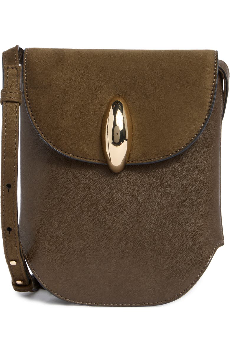 Dolce Vita Perry Top Flap Phone Crossbody Bag, Main, color, Olive