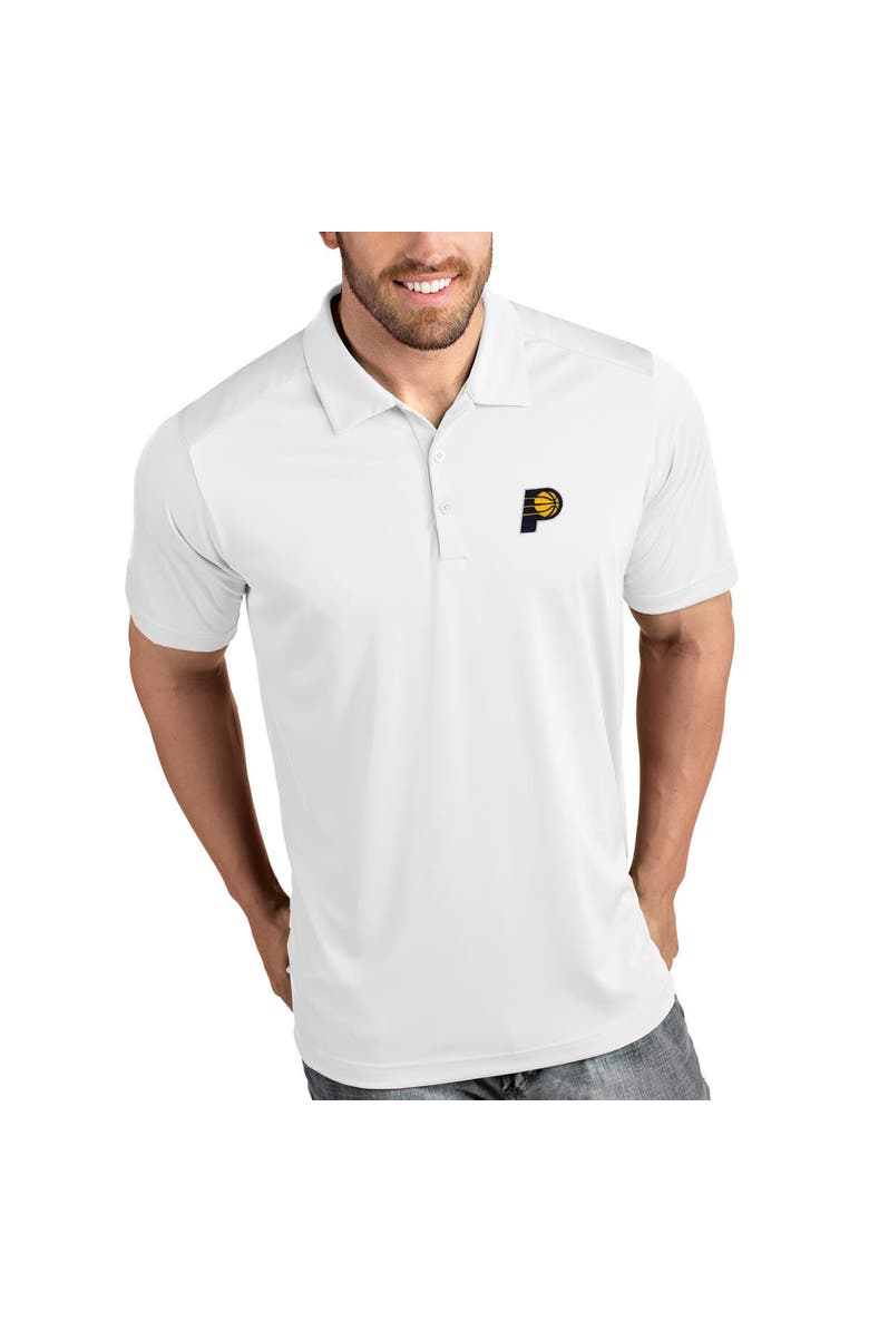 ANTIGUA Men's Antigua White Indiana Pacers Tribute Polo, Main, color, White