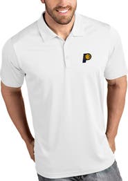 ANTIGUA Men's Antigua White Indiana Pacers Tribute Polo