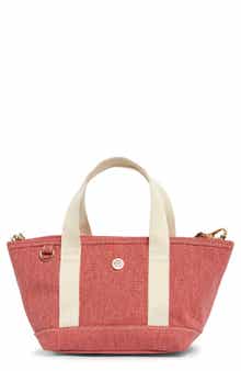 Nanette Lepore Small Convertible Denim Twill Satchel with Accessories