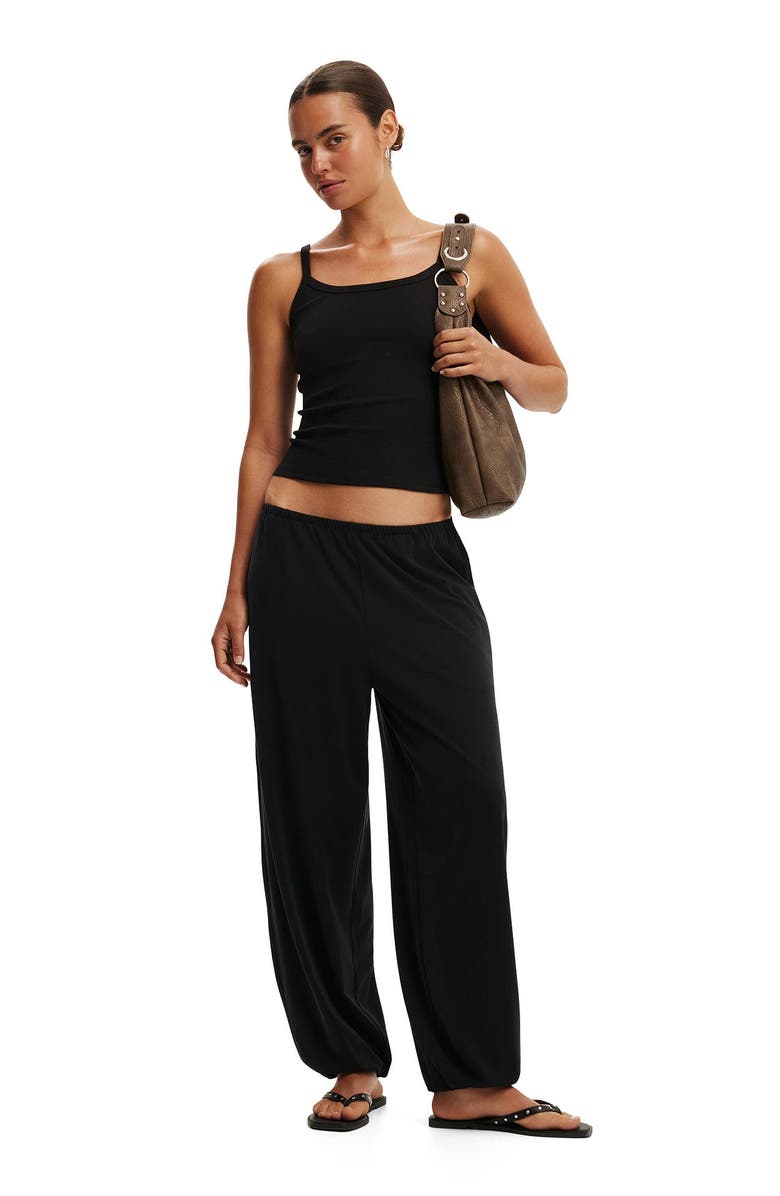 Cotton On Women's Honey Balloon Pant, Alternate, color, Black