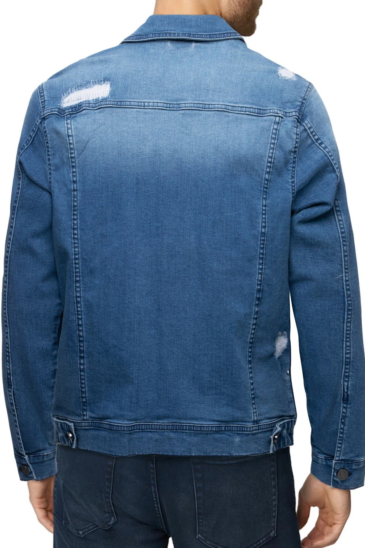 Washed Slim Denim Jacket - image 2