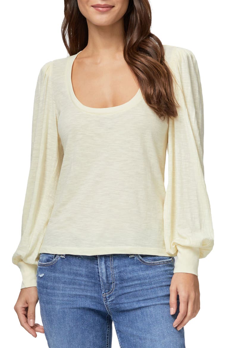 Sylvie Slub Long Sleeve T-Shirt, Main, color, PALE DAFF