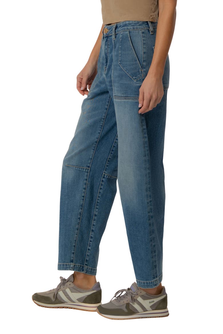 Ashton High Waist Crop Barrel Jeans, Alternate, color, PROSPEROUS