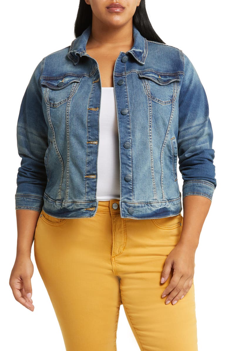 SLINK Jeans Denim Jacket, Main, color, Hayden