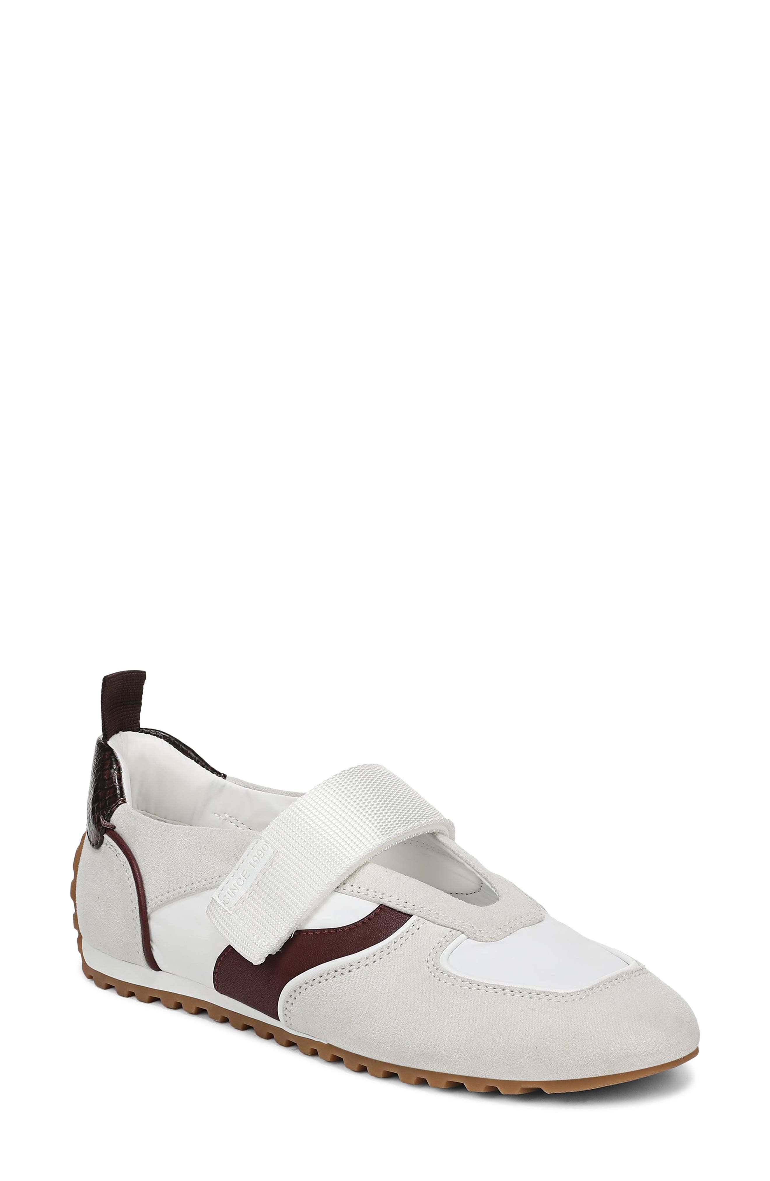 Raina Mary Jane Sneaker, Main, color, WHITE