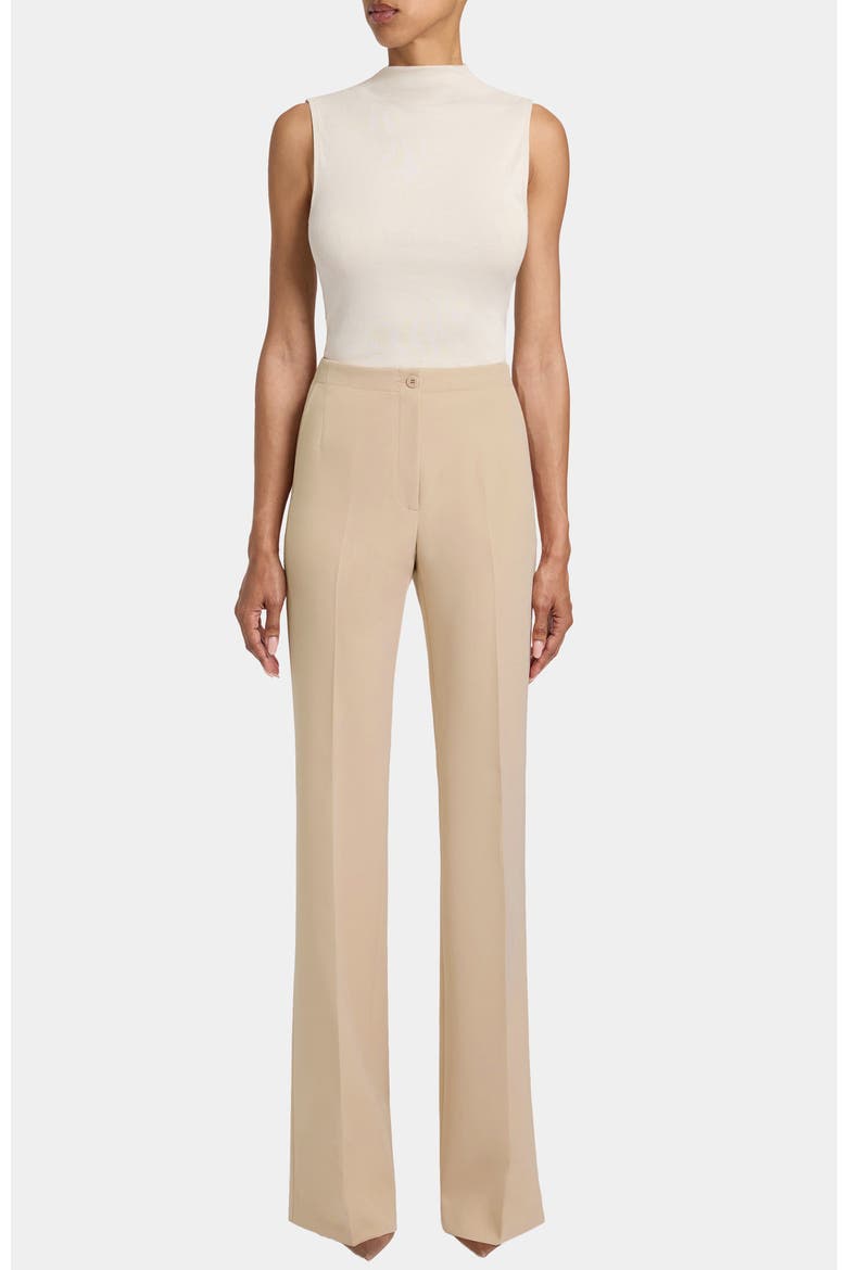Beth Mid-Rise Flared Pant, Alternate, color, Sand