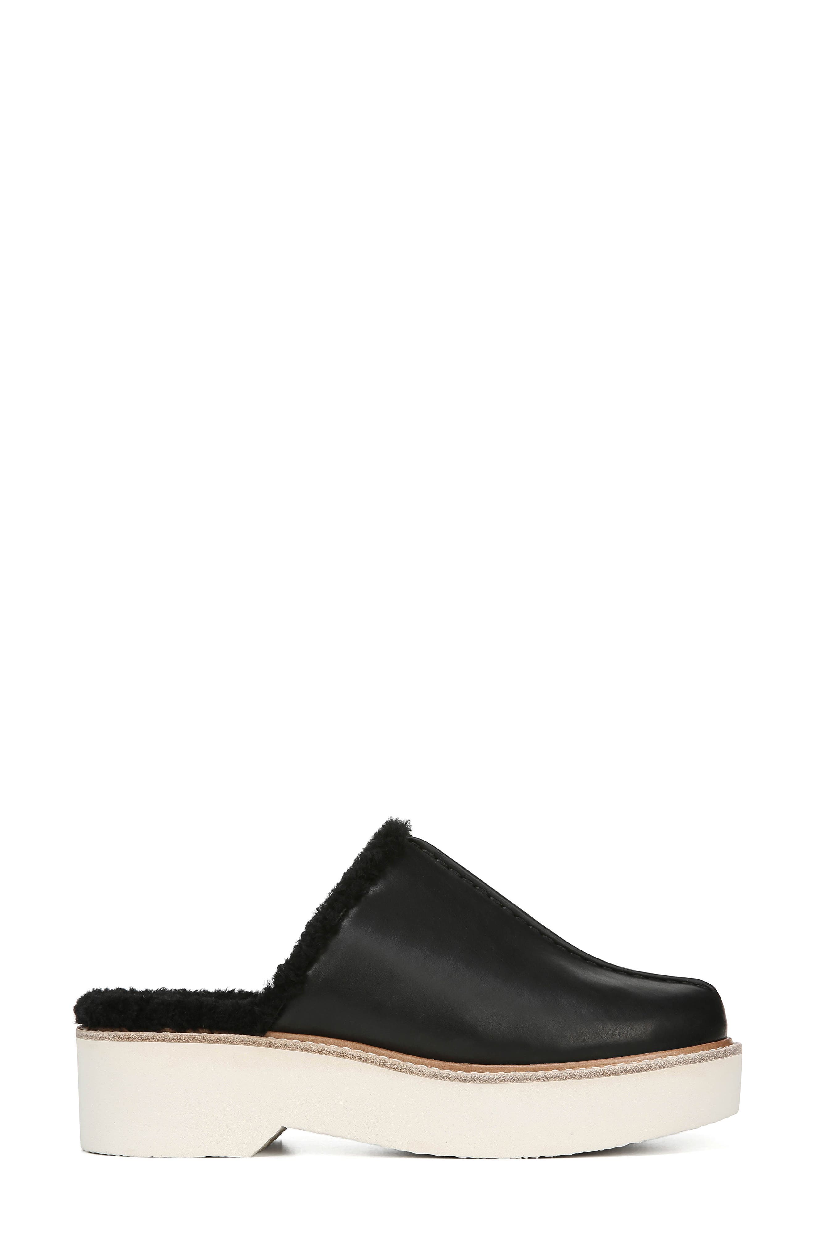 Vince Adler Genuine Shearling Lined Platform Mule, Alternate, color, 