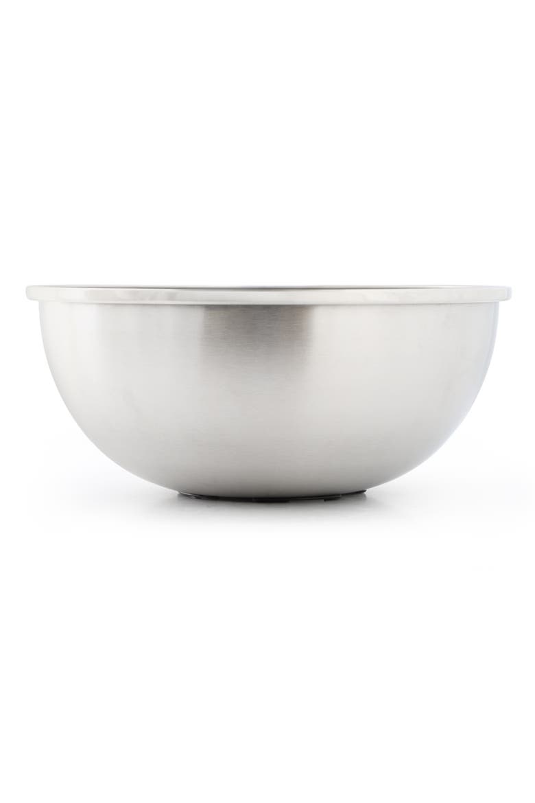 5 Quart Stainless Steel Mixing Bowl Nonslip Base, Alternate, color, Silver