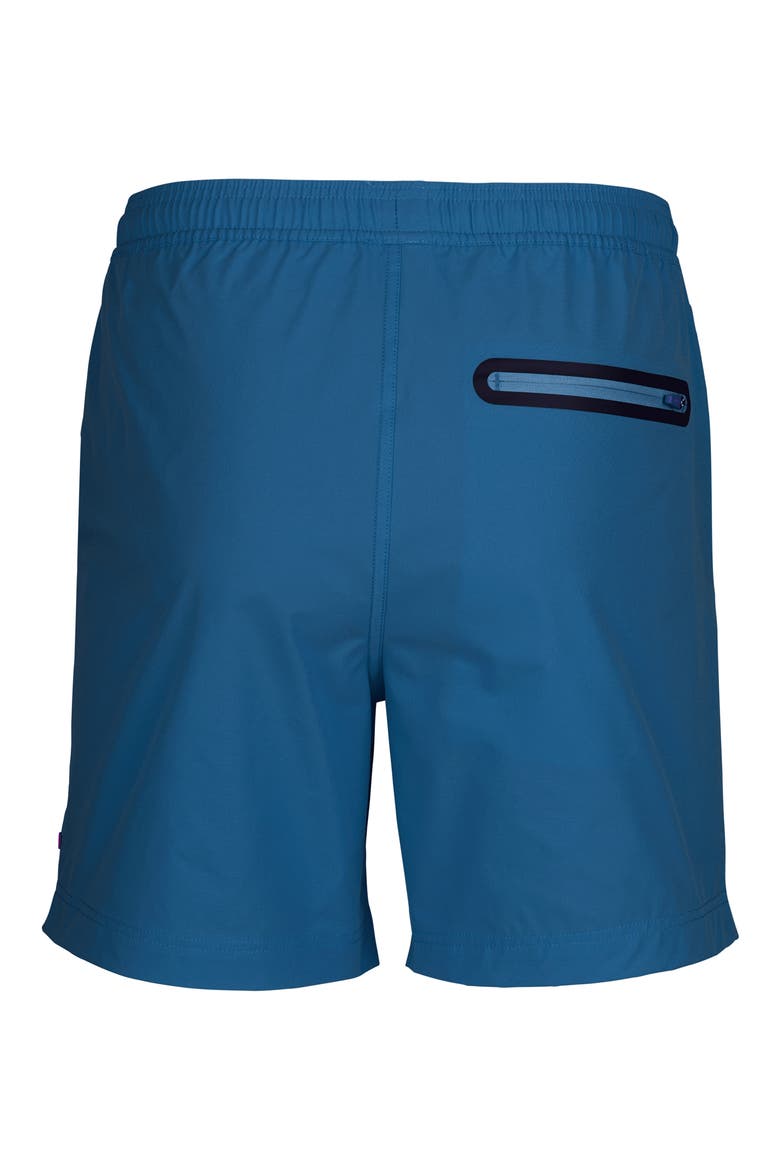 Naxos Solid Swim Trunks, Alternate, color, TIDAL BLUE