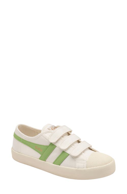 Gola Coaster Low Top Sneaker in Off White/Patina Green  product