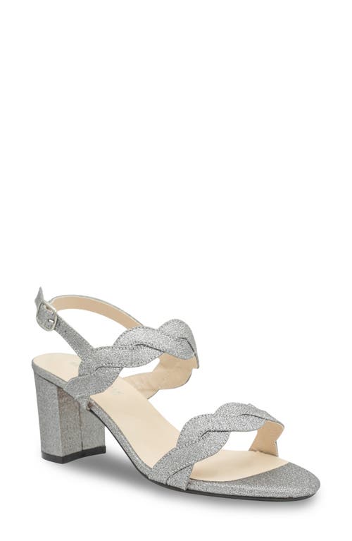 Touch Ups Champagne Ankle Strap Sandal in Pewter  product