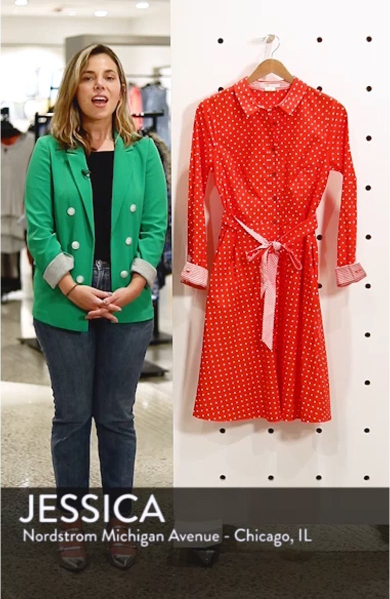 Posy Cotton Shirtdress, sales video thumbnail