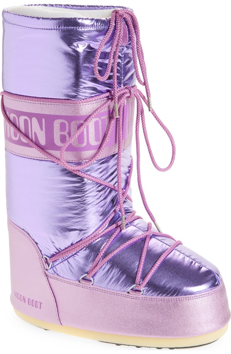Moon Boot<sup>®</sup> Icon Metallic Boot, Main, color,