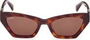 Max Mara 52mm Cat Eye Sunglasses