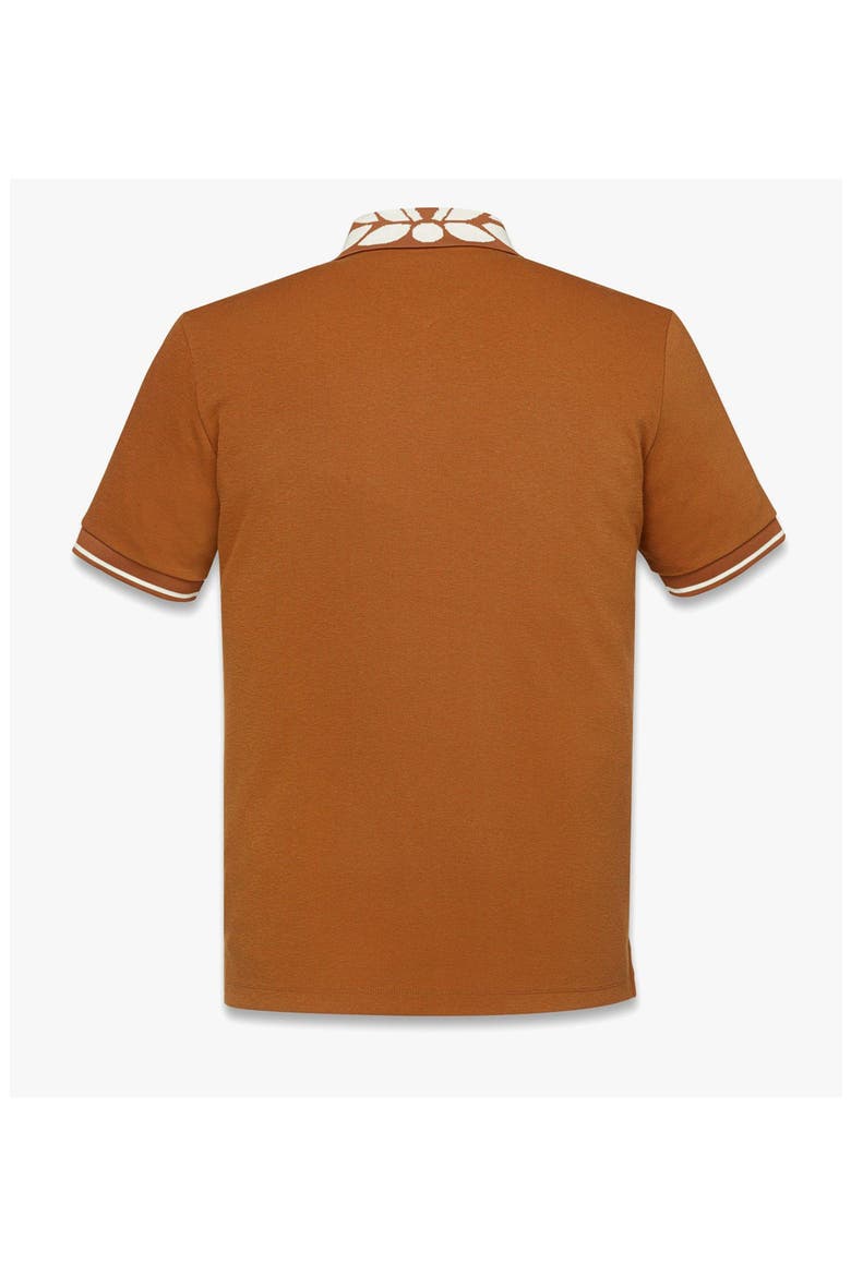 Laurel Piqué Polo, Alternate, color, Brown