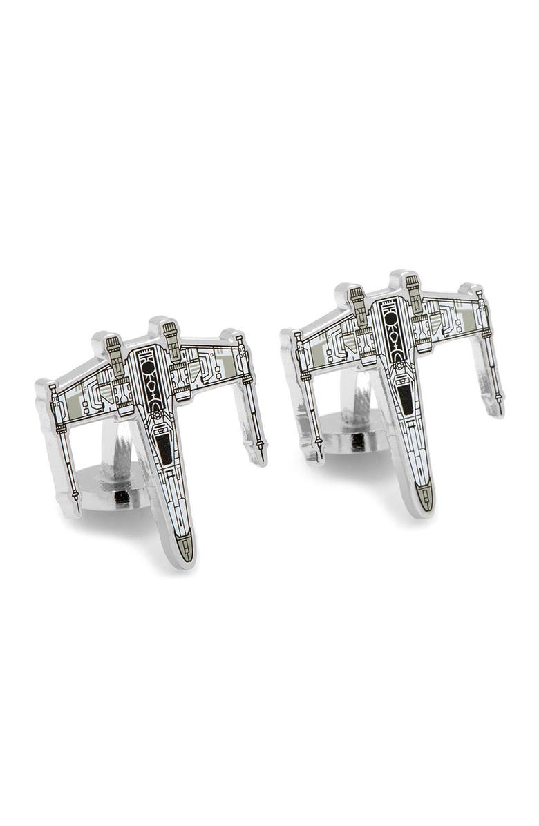 Cufflinks, Inc. 'Star Wars<sup>™</sup> - X-Wing Starfighter Blueprint' Cuff Links, Main, color, 