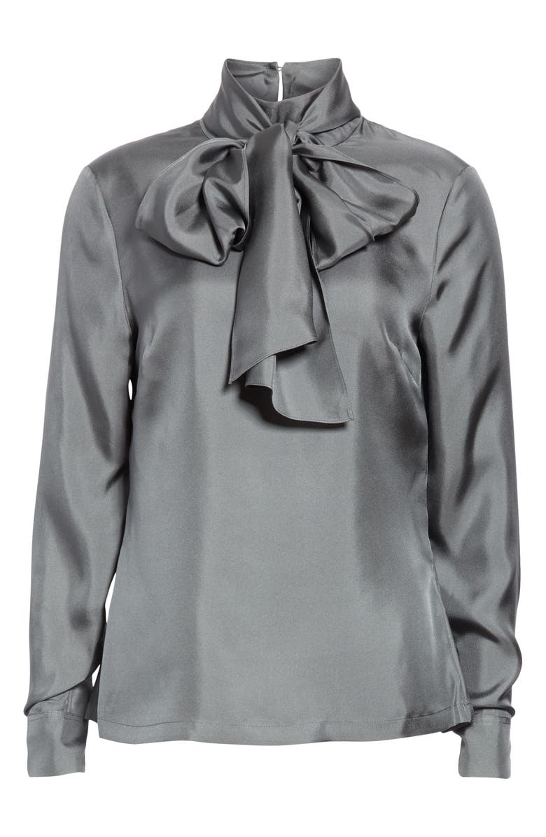 Ted Baker London Marther Tie Neck Silk Blouse, Alternate, color, 